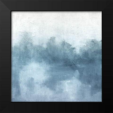 Soft Breezy Series Black Modern Wood Framed Art Print by Robinson, Carol