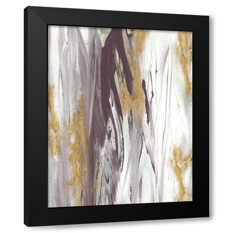 Tumultuous Amethyst I Black Modern Wood Framed Art Print by Jill, Susan