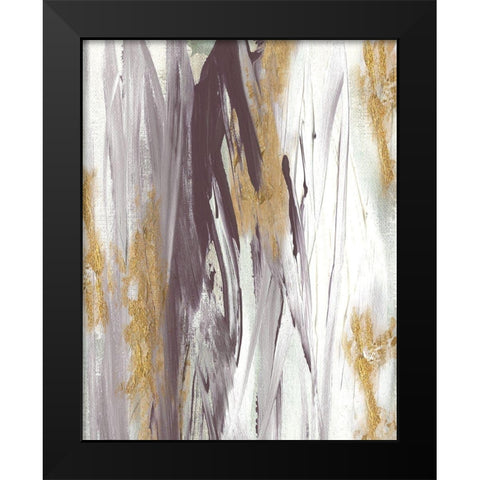 Tumultuous Amethyst I Black Modern Wood Framed Art Print by Jill, Susan
