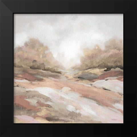 Painted Hills Black Modern Wood Framed Art Print by Robinson, Carol