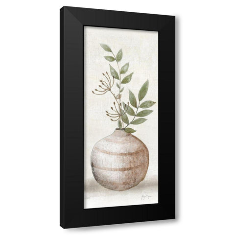 Meadow Picks II Black Modern Wood Framed Art Print by Tava Studios