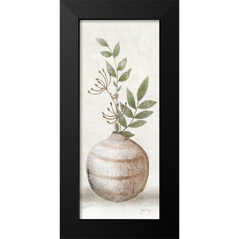 Meadow Picks II Black Modern Wood Framed Art Print by Tava Studios