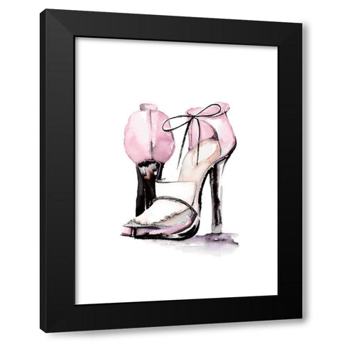 Loafer Heel Black Modern Wood Framed Art Print by Chang, Stella