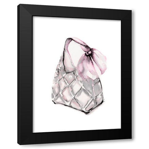 Quilted Hobo Black Modern Wood Framed Art Print by Chang, Stella