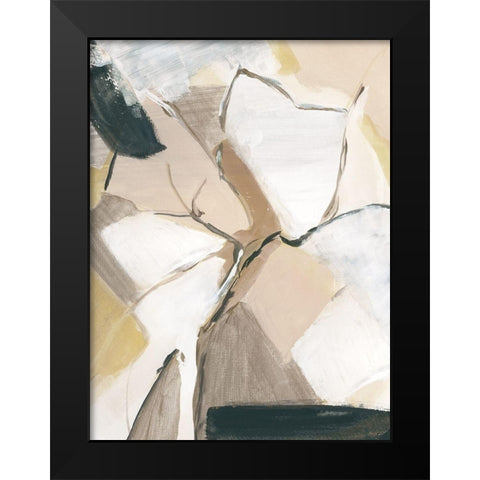 Marble Lines I Black Modern Wood Framed Art Print by Chang, Stella