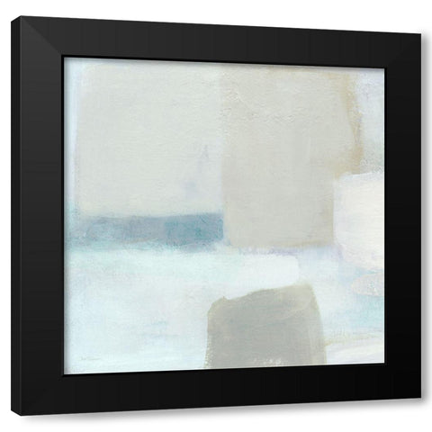 Pastel Fields Black Modern Wood Framed Art Print with Double Matting by Robinson, Carol