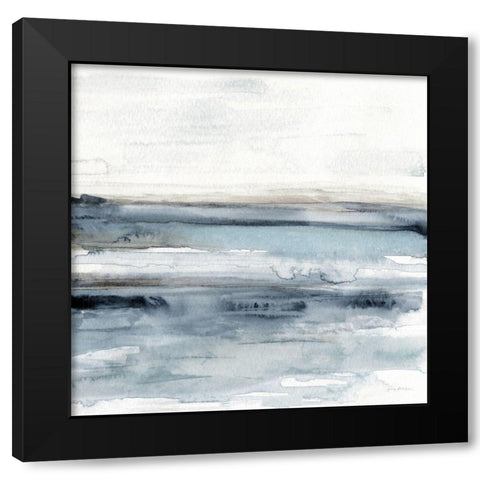 Watching the Weather Black Modern Wood Framed Art Print by Swatland, Sally