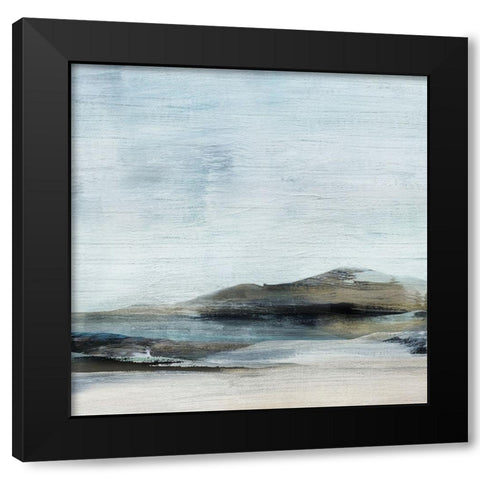 New Horizon Black Modern Wood Framed Art Print with Double Matting by Shapiro, Judith