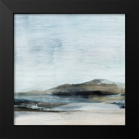 New Horizon Black Modern Wood Framed Art Print by Shapiro, Judith