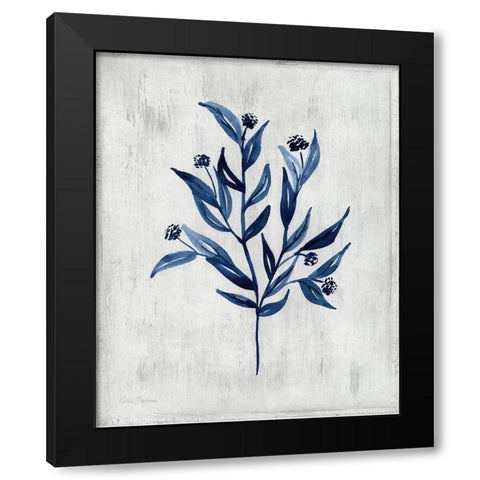 Wild Indigo III Black Modern Wood Framed Art Print by Brockmon, Kristen