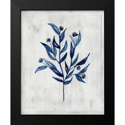 Wild Indigo III Black Modern Wood Framed Art Print by Brockmon, Kristen