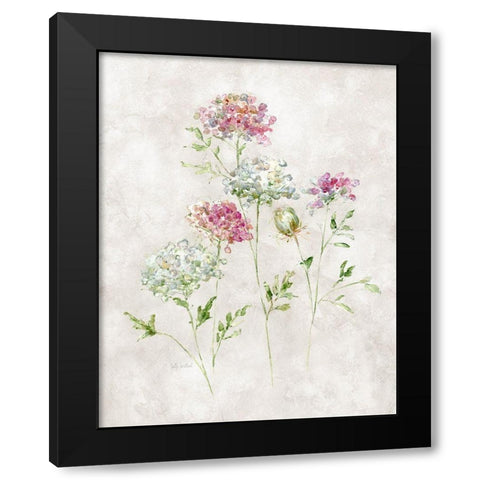 Soft Lace II Black Modern Wood Framed Art Print with Double Matting by Swatland, Sally