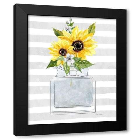 Sunflower Perfume II Black Modern Wood Framed Art Print by Robinson, Carol