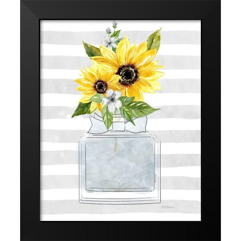 Sunflower Perfume II Black Modern Wood Framed Art Print by Robinson, Carol