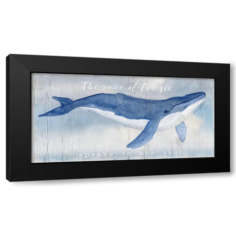 Voice of the Sea Black Modern Wood Framed Art Print with Double Matting by Swatland, Katie