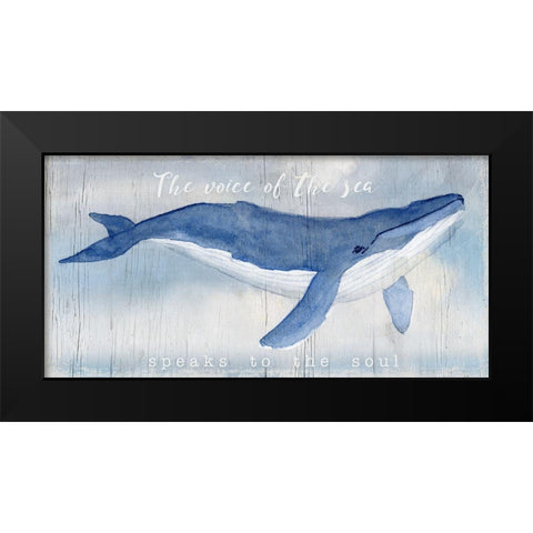 Voice of the Sea Black Modern Wood Framed Art Print by Swatland, Katie