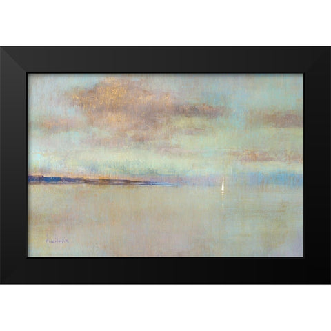 August Morning Black Modern Wood Framed Art Print by Swatland, Katie