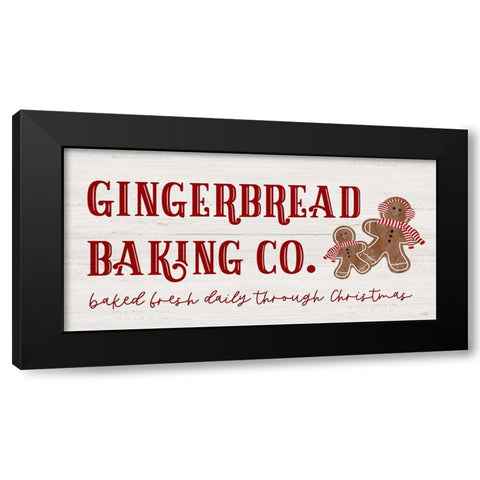 Gingerbread Baking Company Black Modern Wood Framed Art Print by Carpentieri, Natalie