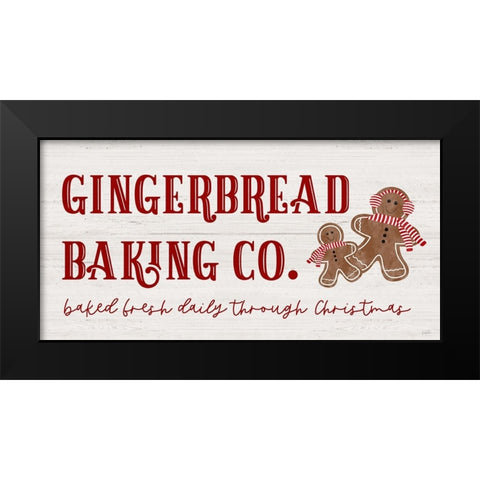 Gingerbread Baking Company Black Modern Wood Framed Art Print by Carpentieri, Natalie