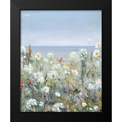 Wild Sea Breeze I Black Modern Wood Framed Art Print by Swatland, Sally