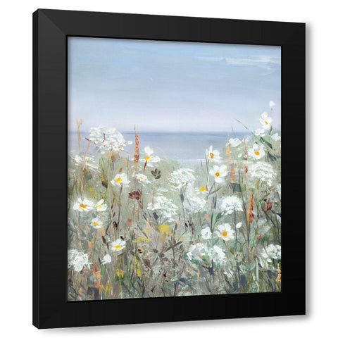 Wild Sea Breeze II Black Modern Wood Framed Art Print by Swatland, Sally
