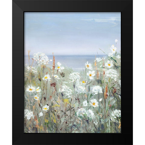 Wild Sea Breeze II Black Modern Wood Framed Art Print by Swatland, Sally