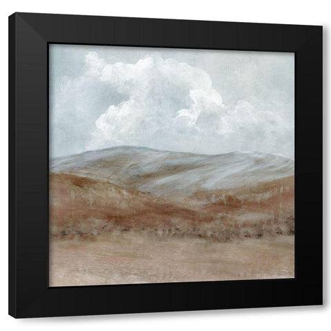 Welcome Rain Black Modern Wood Framed Art Print with Double Matting by Robinson, Carol