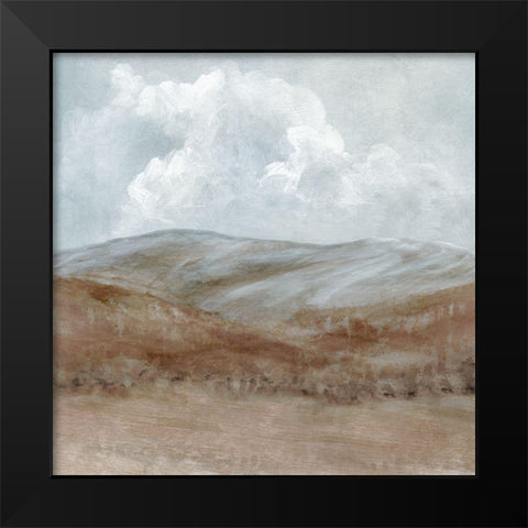 Welcome Rain Black Modern Wood Framed Art Print by Robinson, Carol