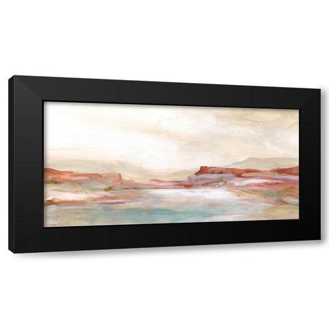 Twilight Desert Mirage Black Modern Wood Framed Art Print with Double Matting by Robinson, Carol