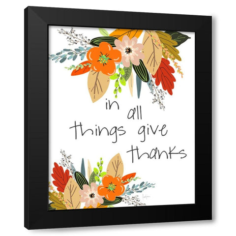 Illustrated Impressions I Black Modern Wood Framed Art Print with Double Matting by Finn, Livi