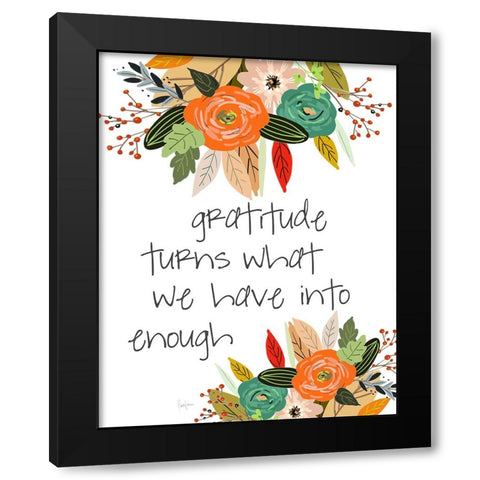 Illustrated Impressions II Black Modern Wood Framed Art Print by Finn, Livi