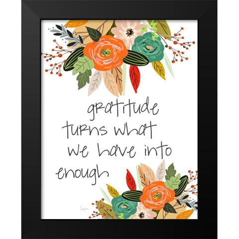 Illustrated Impressions II Black Modern Wood Framed Art Print by Finn, Livi