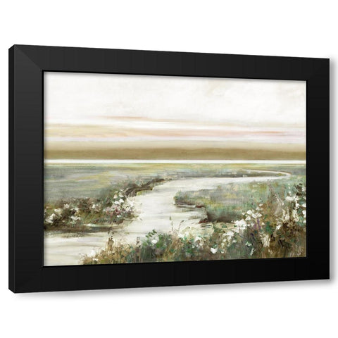 Eternity in Dawn Black Modern Wood Framed Art Print by Swatland, Sally