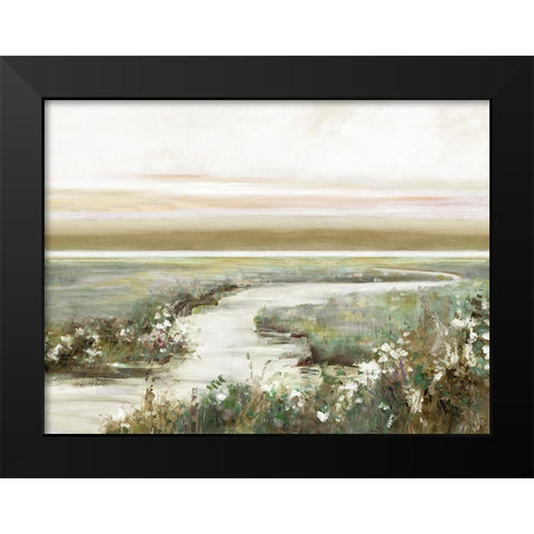 Eternity in Dawn Black Modern Wood Framed Art Print by Swatland, Sally