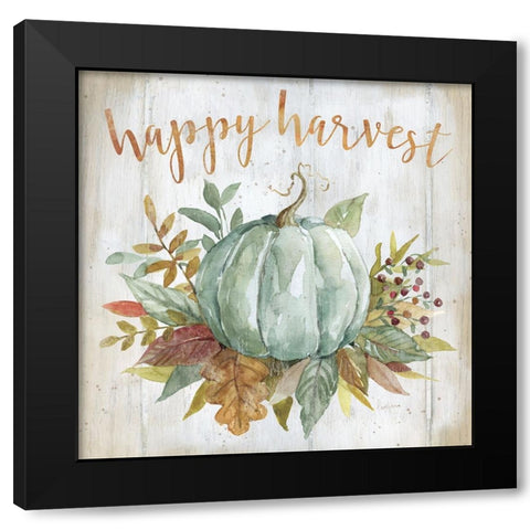 Harvest Blessings I Black Modern Wood Framed Art Print with Double Matting by Finn, Livi