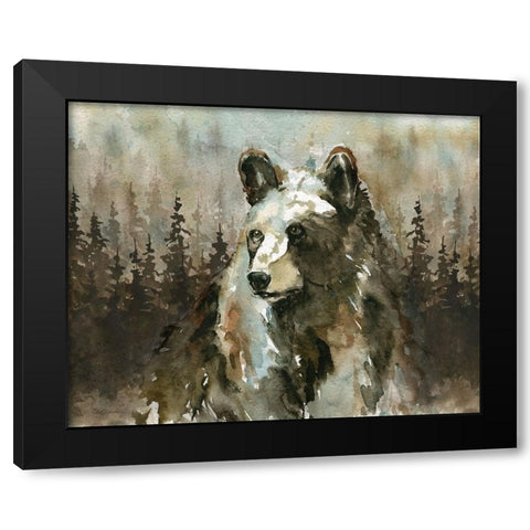 Lodge Twilight II Black Modern Wood Framed Art Print by Robinson, Carol