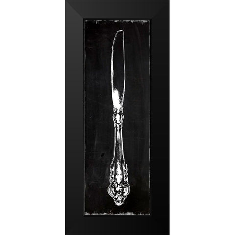 Knife Black Modern Wood Framed Art Print by Robinson, Carol