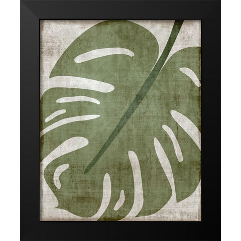 Island Greenery II Black Modern Wood Framed Art Print by Carpentieri, Natalie
