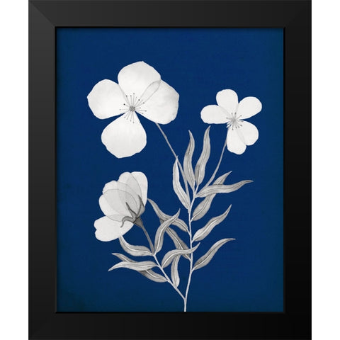 Indigo Sketch I Black Modern Wood Framed Art Print by Gunn, Kourtni