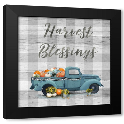 Harvest Truck I Black Modern Wood Framed Art Print with Double Matting by Nan