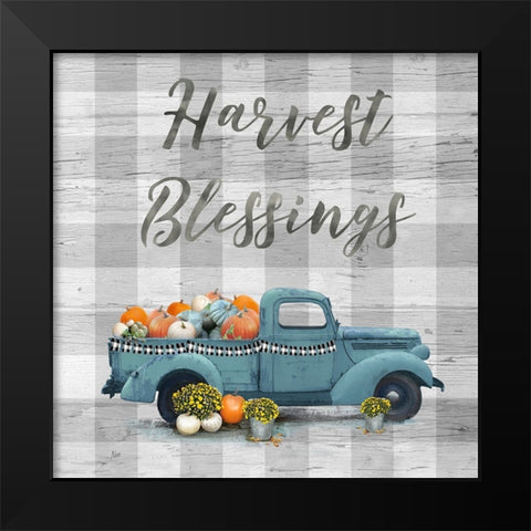 Harvest Truck I Black Modern Wood Framed Art Print by Nan