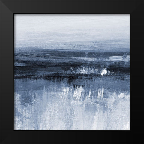 Servern in Cyan III Black Modern Wood Framed Art Print by Jill, Susan