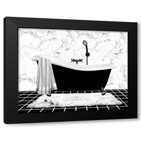 Modern Bath I Black Modern Wood Framed Art Print with Double Matting by Knutsen, Conrad