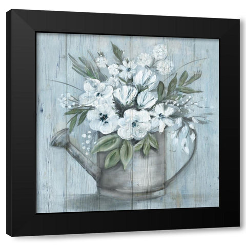 Cottage Simplicity II Black Modern Wood Framed Art Print by Dunlap, Marilyn