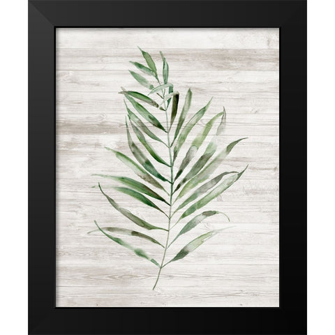 Tropic Frond II Black Modern Wood Framed Art Print by Nan