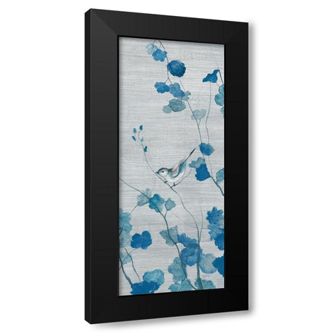 Blue Spring Song II Black Modern Wood Framed Art Print by Tava Studios