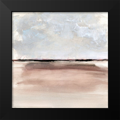 Dancing Clouds Black Modern Wood Framed Art Print by Jill, Susan