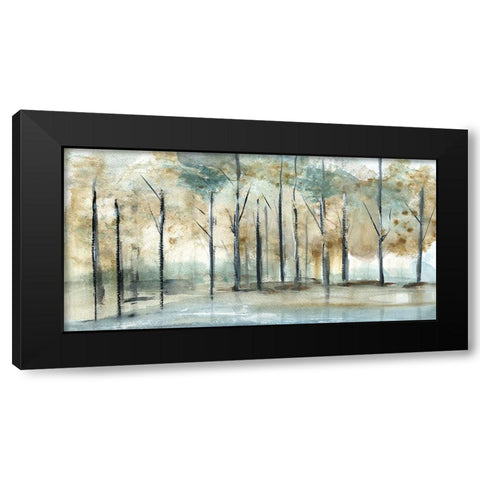 Debruce Light Black Modern Wood Framed Art Print with Double Matting by Jill, Susan