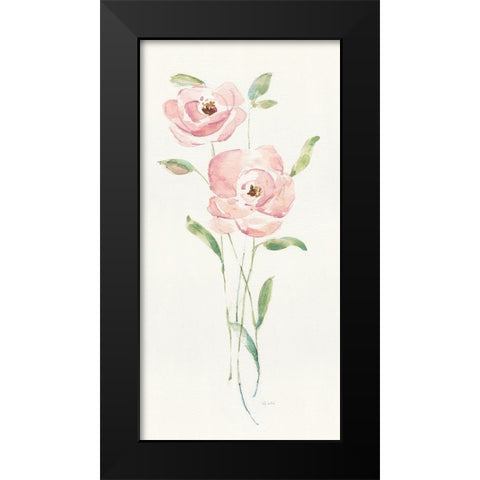 Flower Candy I Black Modern Wood Framed Art Print by Swatland, Sally