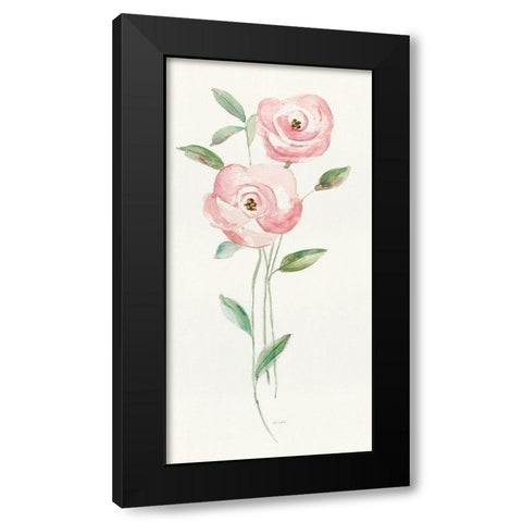 Flower Candy II Black Modern Wood Framed Art Print with Double Matting by Swatland, Sally